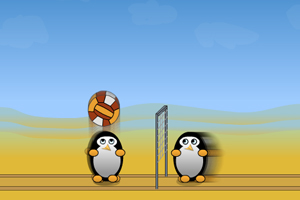 双人企鹅排球
